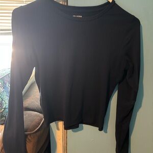 Hollister Classic navy blue  Long Sleeve Tee